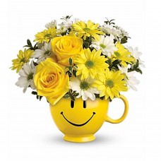 Teleflora's Be Happy Bouquet with Roses a3385